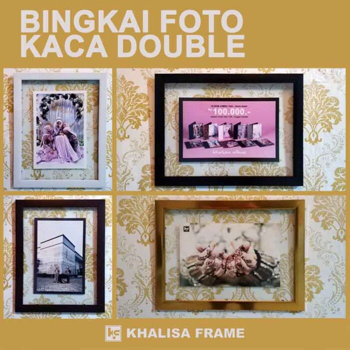 KF Bingkai Foto 8RS Kaca Double