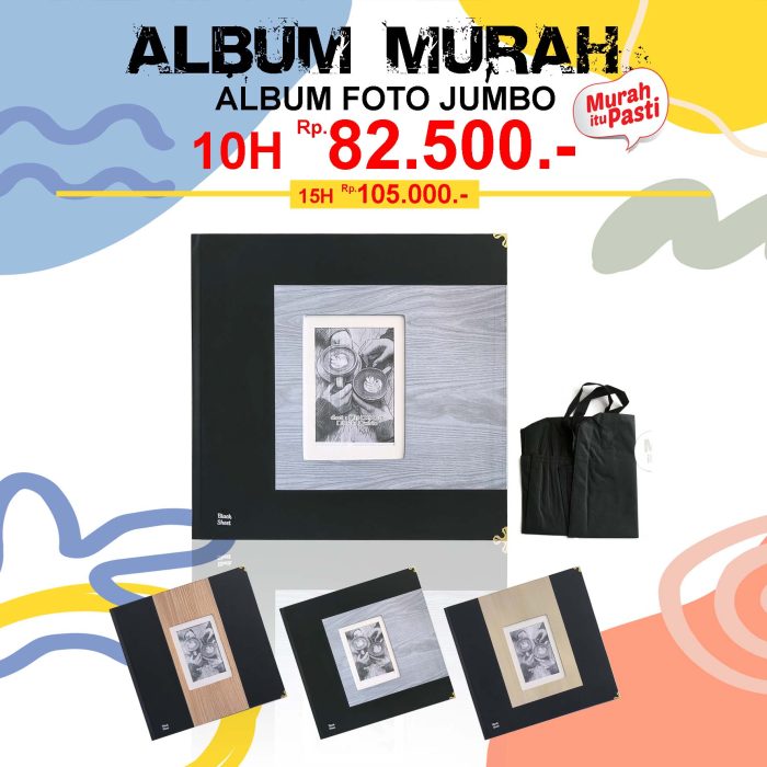 Album Foto Murah Jumbo 10H + tas